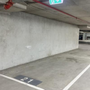 Indoor lot parking on  