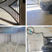 Indoor lot parking on  
