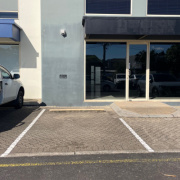 Outdoor lot parking on Outdoor lot parking on