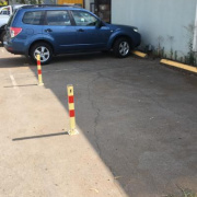 Outdoor lot parking on  