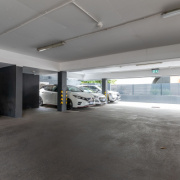 Indoor lot parking on  