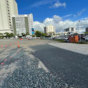 Outdoor lot parking on  