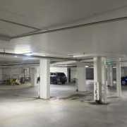 Indoor lot parking on  