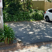Outside parking on Outside parking on