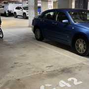 Indoor lot parking on  