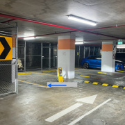 Indoor lot parking on  