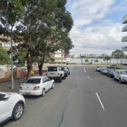 Undercover parking on Mary Street in Rhodes