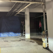 Indoor lot parking on  