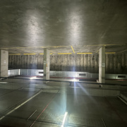 Indoor lot parking on  