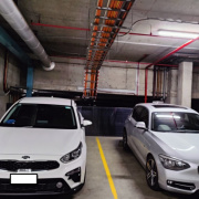 Indoor lot parking on  