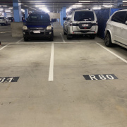 Indoor lot parking on  