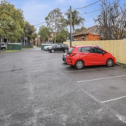 Outdoor lot parking on  
