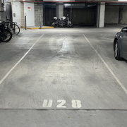 Indoor lot parking on  