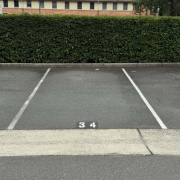 Outdoor lot parking on Outdoor lot parking on