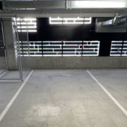 Indoor lot parking on  