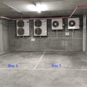 Indoor lot parking on  
