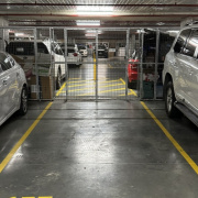 Indoor lot parking on  