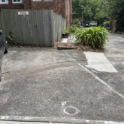 Outdoor lot parking on  