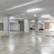 Indoor lot parking on  