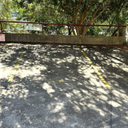Outdoor lot parking on  