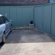 Outdoor lot parking on Outdoor lot parking on