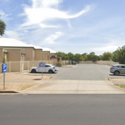 Outdoor lot parking on  