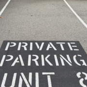 Outdoor lot parking on Outdoor lot parking on