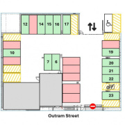 Indoor lot parking on  