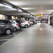Indoor lot parking on  