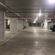 Indoor lot parking on  