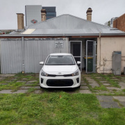 Outdoor lot parking on  