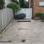 Driveway parking on  