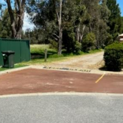 Outdoor lot parking on  