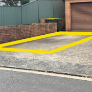 Driveway parking on  