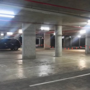 Indoor lot parking on  