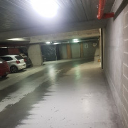 Indoor lot parking on  