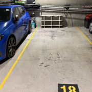 Indoor lot parking on  