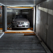 Indoor lot parking on  