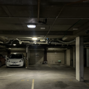 Indoor lot parking on  
