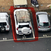 Outdoor lot parking on  