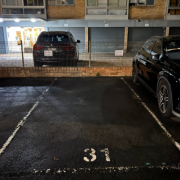 Outdoor lot parking on  