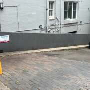 Outdoor lot parking on  