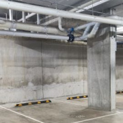 Indoor lot parking on  