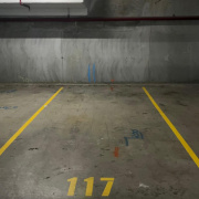 Indoor lot parking on  