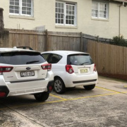 Driveway parking on  