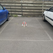 Outdoor lot parking on Outdoor lot parking on