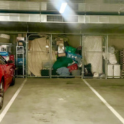 Indoor lot parking on  