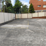 Outdoor lot parking on  