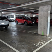 Indoor lot parking on  