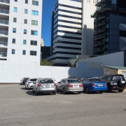 Outdoor lot parking on  
